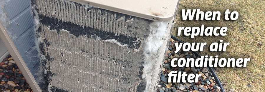 Replace your air conditioner filter